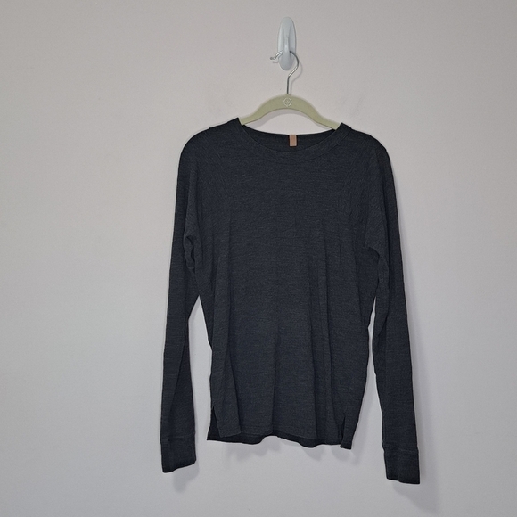 Lunya Restore base restore tee charcoal grey XS - Picture 3 of 6